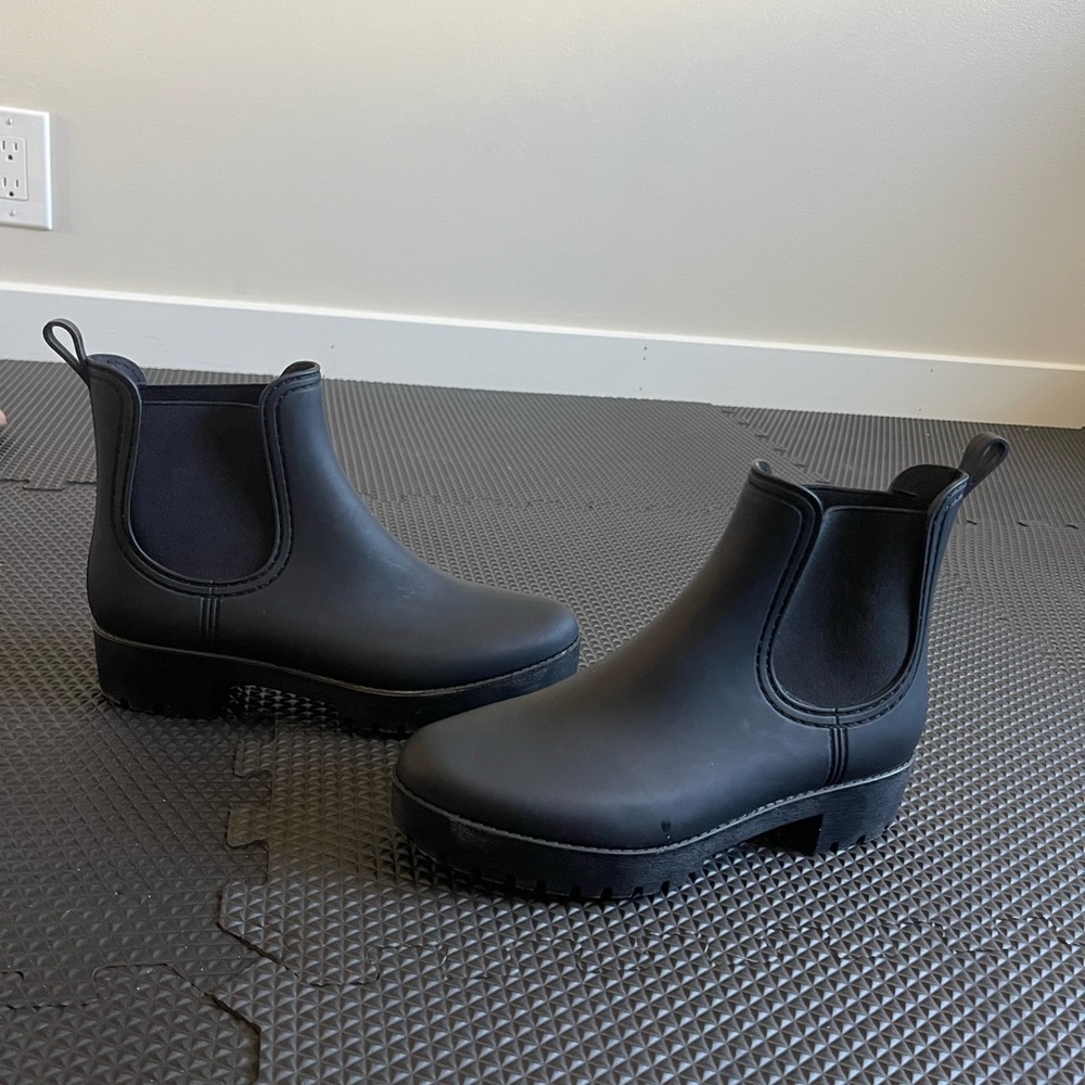 Jeffery Campbell Cloudy Waterproof Chelsea Rain Boot